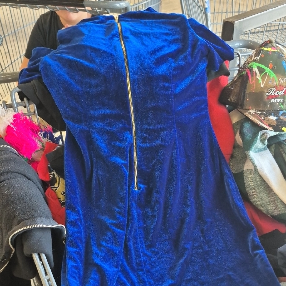 Calvin Klein Collection Blue Mini Dress
